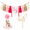 Pink, variant on EMPIRE PARTY Supply Half Birthday Party Decoration Kits, Halfway to One, Sage Green, Felt Material, 4 Piece