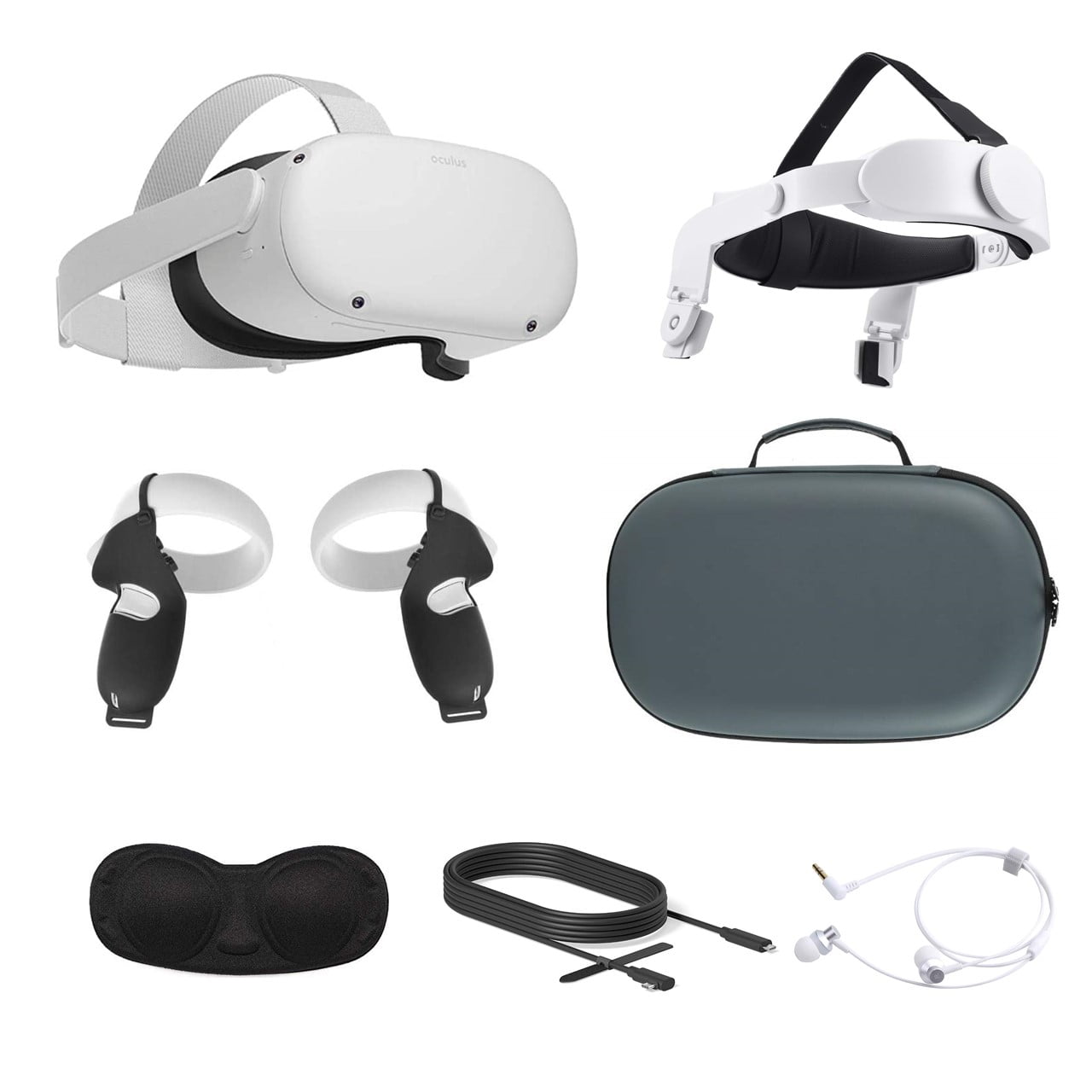 freedom poultry heart 2021 Oculus Quest 2 All-In-One VR Headset, Touch Controllers, 256GB SSD,  Glasses Compatible, 3D Audio, Mytrix Head Strap, Carrying Case, Earphone,  Link Cable (3M), Grip Cover, Lens Cover - Walmart.com