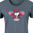 thumbnail image 3 of Peanuts - Snoopy Since 1776 Flag Heart - Women's Any Way Dress, 3 of 6