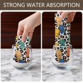 thumbnail image 4 of 2 Pcs Funny Kitchen Towels, Easter and Leopard White Pattern Microfiber Dish Towels 18"x26", Decorative Tea Towel Set, 4 of 6