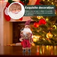 thumbnail image 4 of TABLZONE Portable Red Santa Claus Figurine Christmas Desktop Decoration Holiday Ornament for Festive Home and Office Celebration, 4 of 8