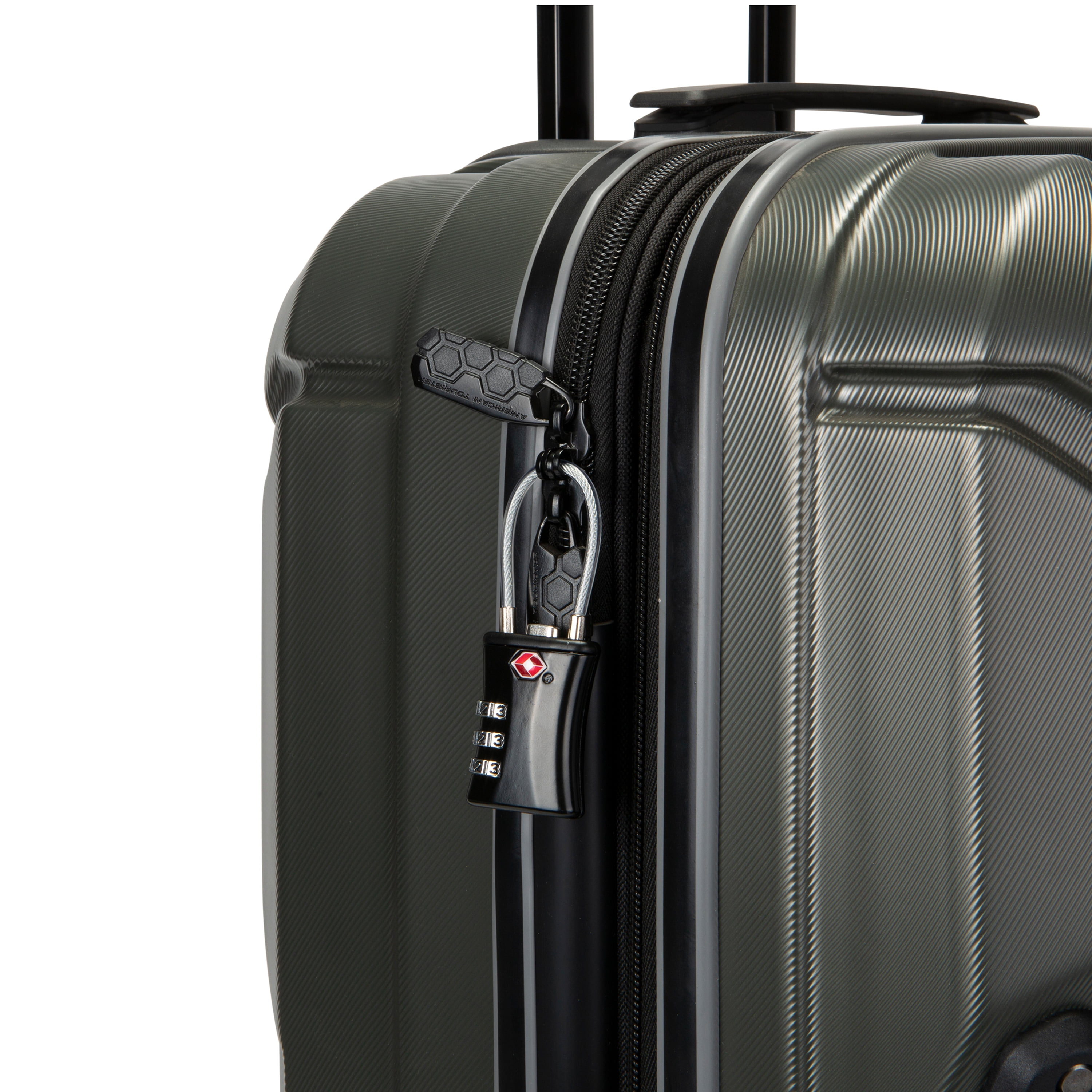 Protege 2 Pack Travel Suitcase Zinc Alloy Luggage Locks with Keys, Blue  Atoll