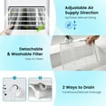 thumbnail image 4 of Giantex 10000 BTU Powerful AC Unit, Portable Air Conditioner w/Remote Control, Air Cooler & Dehumidifier w/ Child Lock, 4 of 10