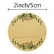 thumbnail image 2 of 500 Pieces Kraft Paper Stickers, Self-adhesive Labels 5 Cm, Jam Jar Stickers, 2 of 4