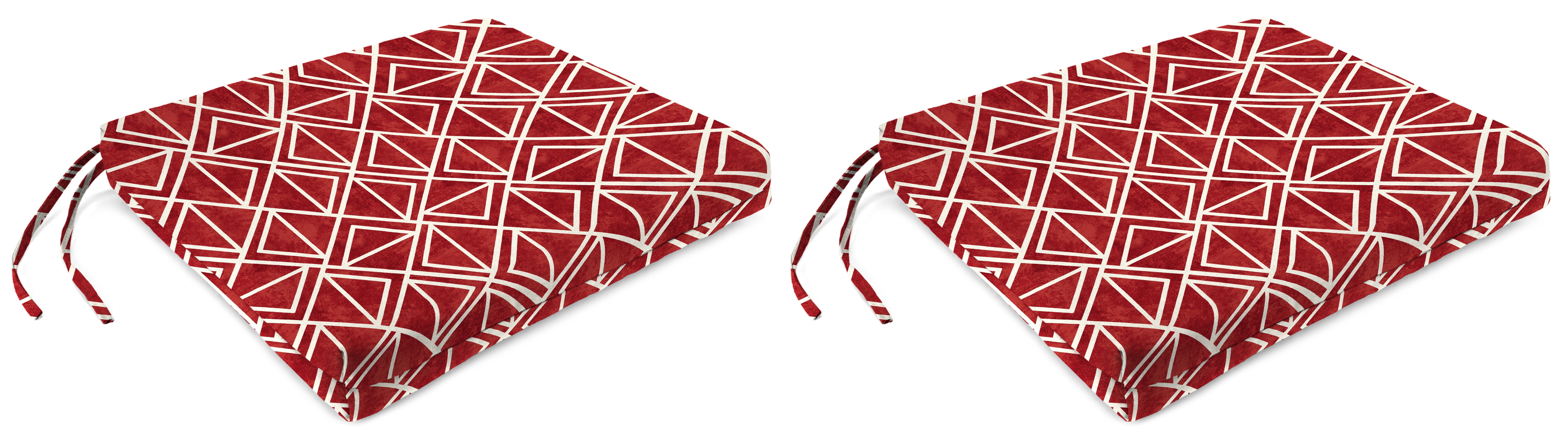 Outdoor 19" x 17" x 2" Seat Cushion - Walmart.com - Walmart.com