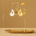 thumbnail image 3 of Rotating Candle Holder - Tea Light Candle Holder with Tray - Carousel Candle - Candlesticks for Home Table Desktop Dinner , Moon F, 3 of 8