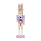 thumbnail image 2 of Figura de conejito de Pascua Cascanueces Escultura animal Decorativa 10 pulgadas Regalo de Pascua Púrpura, 2 of 9