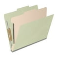 thumbnail image 4 of 25 Pt. Pressboard Classification Folders, 2/5 Cut ROC Top Tab, Letter Size, 1 Divider, Pale Green (Box of 10), 4 of 8