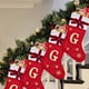 thumbnail image 5 of Knitted Hosiery Wool Hosiery Embroidered Letter Children's Candy Gift Bag Christmas Stocking Gift Bag, 5 of 5