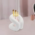 thumbnail image 5 of Ceramic Holder Stand Rope Knot Bathroom Toothbrush Holder Makeup Brush Holder, 5 of 6