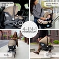 thumbnail image 5 of Gold Shyft DualRide with Carryall Storage Infant Car Seat and Stroller Combo(Jasper), 5 of 13