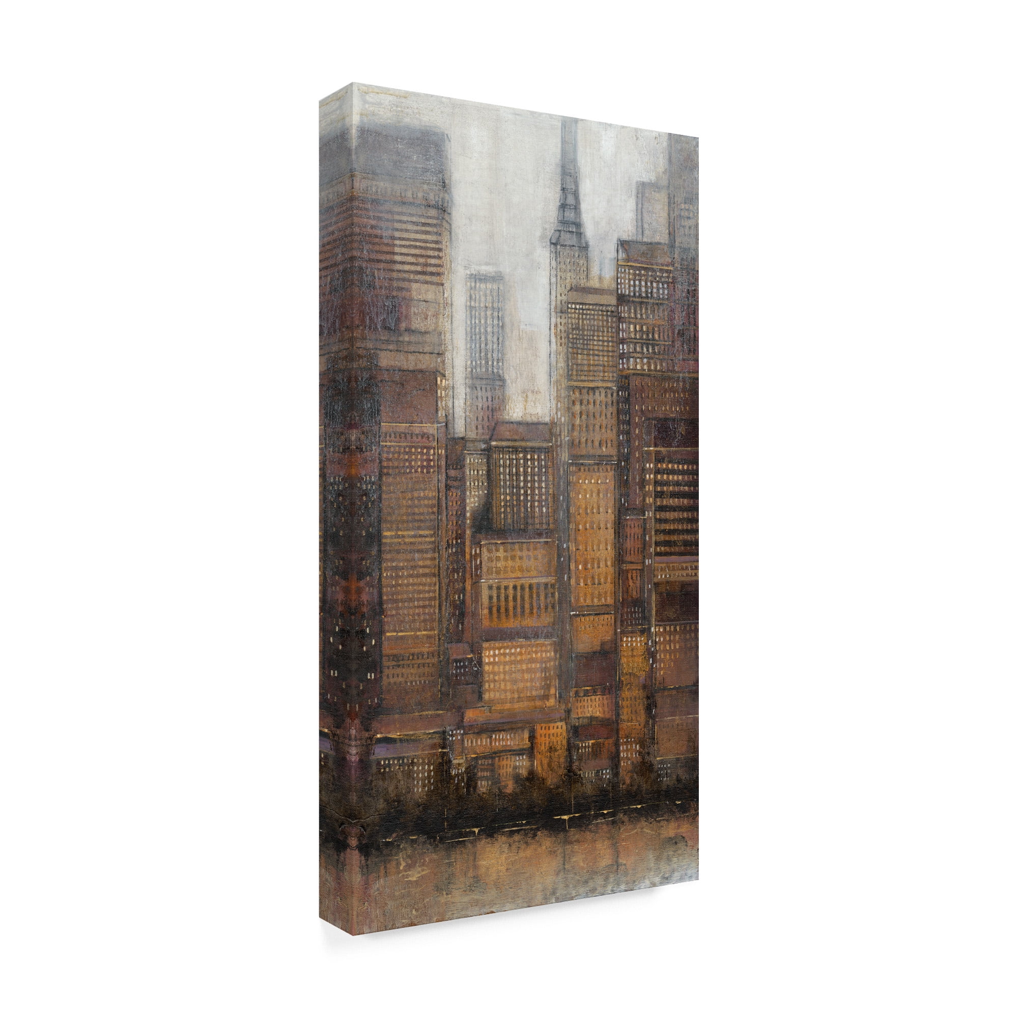 Trademark Fine Art 'Uptown City I' Canvas Art by Tim OToole