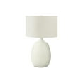 thumbnail image 4 of Monarch Specialties Lighting, 26"h, Table Lamp, Ivory / Cream Shade, Cream Resin, Contemporary, 4 of 6