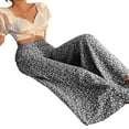 thumbnail image 4 of Pantalon Grand pour Femmes, Floral, Ample, Droit, 4 of 6