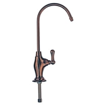 Westbrass 10" Classic 1-Lever Handle Cold Water Dispenser Faucet, Antique Copper