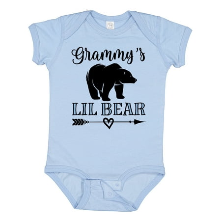

Inktastic Grammy Lil Bear Grandson Gift Baby Boy Bodysuit