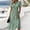 Green, variant on Byworldtasic Dresses for Women Summer Short Sleeve Casual V-Neck Floral Party Dress with Pockets