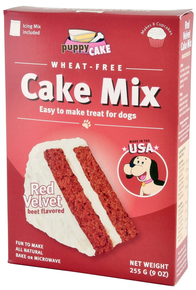 Puppy Cake Wheat-Free Cake Mix, Red 