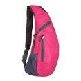 thumbnail image 1 of EYIIYE Sac de Poitrine Unisexe pour Adulte, Sac de Voyage à Empiècements Imperméable avec Fermeture Éclair, 1 of 4