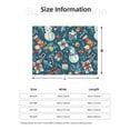 thumbnail image 5 of Fuzoiu Christmas Snowman Gift Print Flannel Blanket,Throw Blanket,Flannel Home Decor,Fleece Bed Blankets,Cozy Soft Blanket for Bed, Sofa, Camping, and Travel-50"x40", 5 of 6