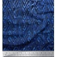 thumbnail image 3 of oneOone Cotton Cambric Fabric Waves Panel Print Fabric BTY 56 Inch Wide, 3 of 3