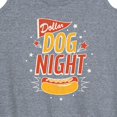 thumbnail image 3 of Instant Message - Dollar Dog Night - Women's Racerback Tank Top, 3 of 6