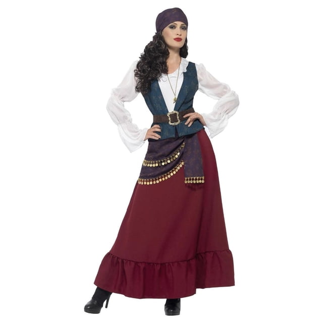 Smiffys Ensemble de Costume de Pirate de Beauté de Bourgeois de Luxe pour Femmes