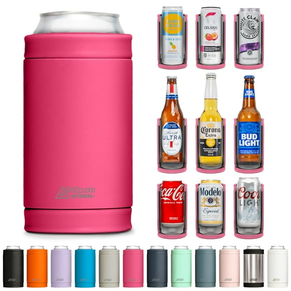 Enfriador Aislado para Latas DUALIE 3 en 1 para Latas de 355 mL y Botellas