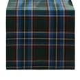 thumbnail image 2 of Elrene Home Fashions Stowe Tartan Holiday Plaid Table Runner, Green, 13" x 70", 2 of 3
