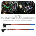 thumbnail image 7 of Unique Bargains Regular Small Size Low Profile Micro Fuse Tap Adapter Fuse Tap Kit Fuse Tap Holder 24 Pack 32V Blade Fuse Holder w/ 24 Fuses (5A+15A+5A+20A), 7 of 7