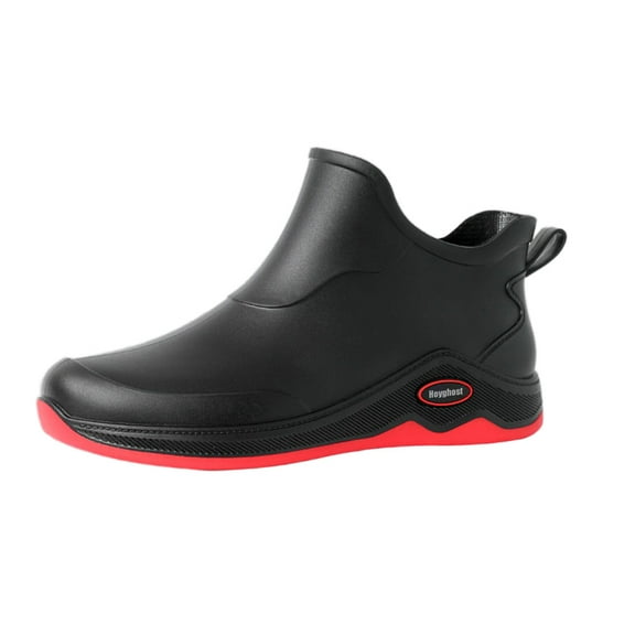 Hoyghost Waterproof Footwear, Rain Boots for Women and Men,Unisex Ankle Rain Shoes Anti-Slipping Rainboots with Comfortable Lightweight