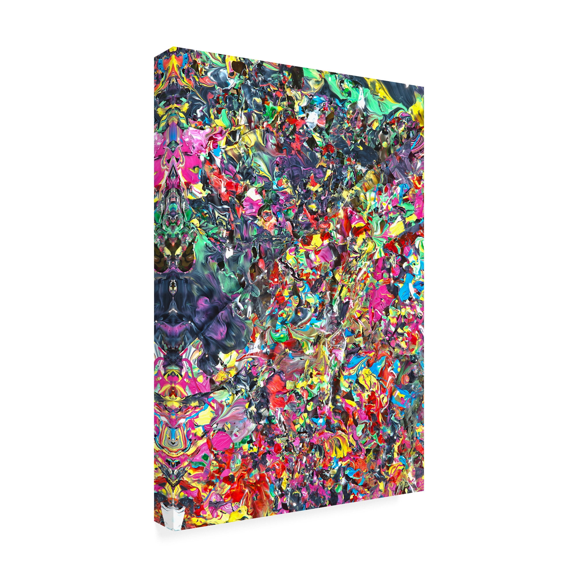 Trademark Fine Art 'Abstract Splatters Lovejoy 12' Canvas Art by Mark Lovejoy