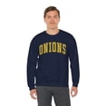 thumbnail image 6 of Onion Sweatshirt Gifts Crew Neck Shirt Long Sleeve Unisex, 6 of 7