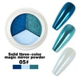 thumbnail image 2 of Polvo de pigmento metálico de tres colores, superbrillante, que no se esparce, para decoración de uñas, salón de belleza, DIY, 0,6 g, 2 of 6