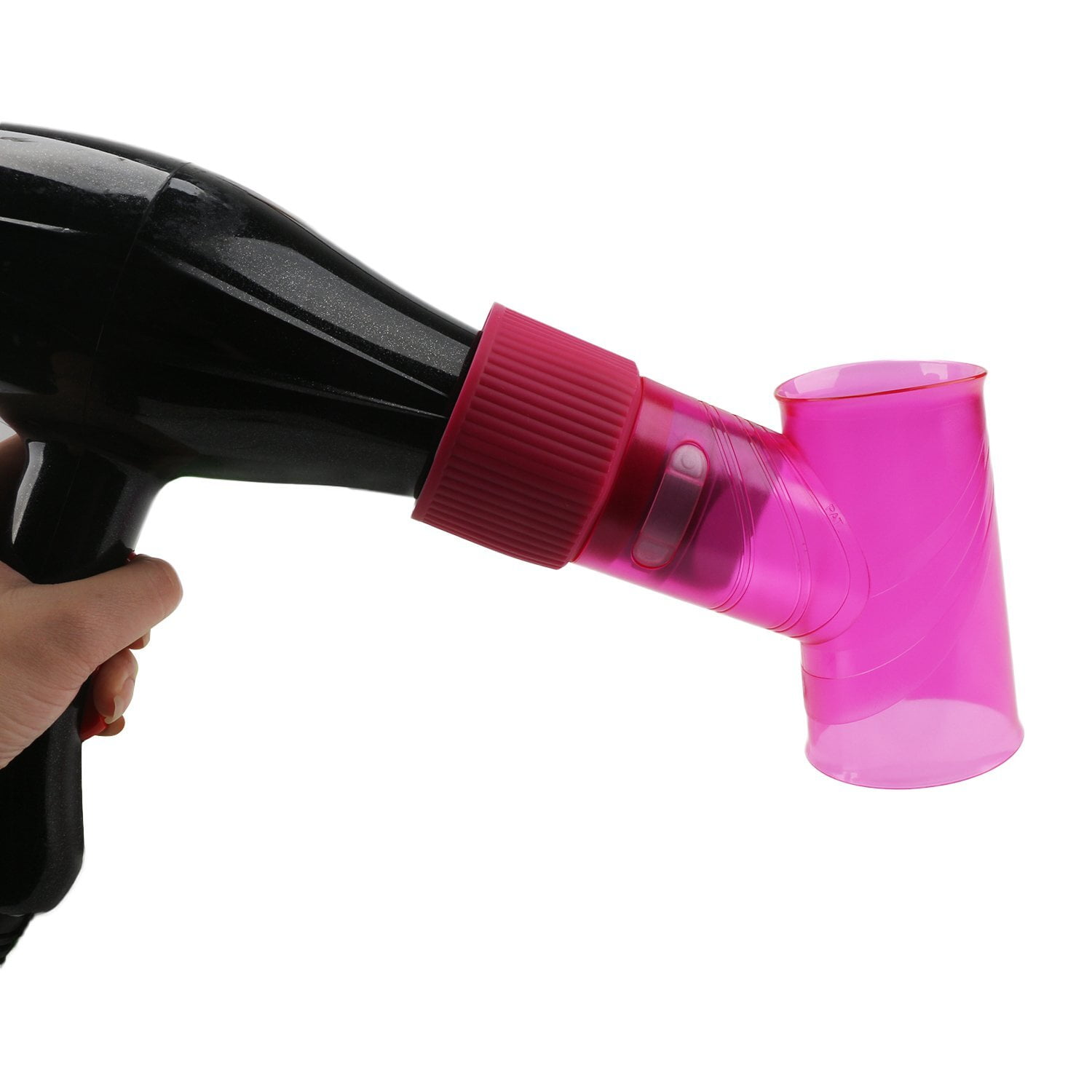 Hair dryer attachment to curl clearance hair