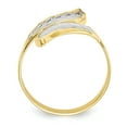 thumbnail image 2 of Primal Gold 10 Karat Yellow Gold with White Rhodium-plated Diamond-cut Filigree Ring, 2 of 7