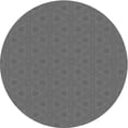 thumbnail image 1 of Ahgly Company Indoor Round Patterned Battleship Gray Area Rugs, 5' Round, 1 of 1