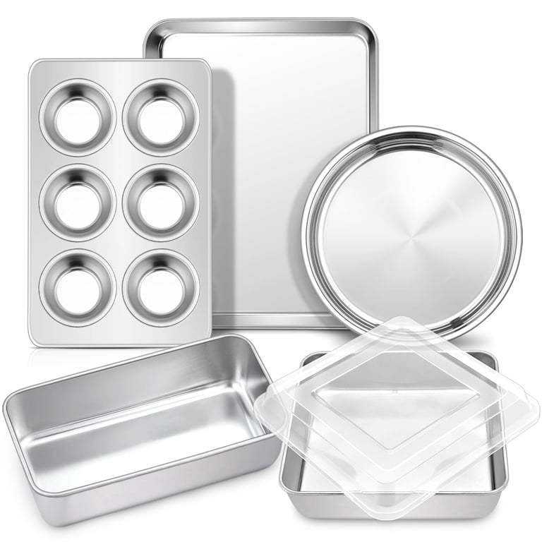 Walchoice 6-Piece Stainless Steel Nonstick Bakeware Set photo 1