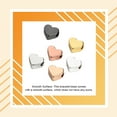 thumbnail image 4 of Guardurnaity 10X con cuentas de corazón espaciador DIY Prop cobre mano de obra fina superficie lisa multicolor sin rebabas dulce regalo Ropa, zapatos y accesorios Miscelánea KC oro, 4 of 6