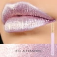 thumbnail image 2 of FOCALLURE Metallic Chameleon Liquid Lipstick, Diamond Glitter Lip Gloss, Shimmery Finish, Intense Pigment, Long-Lasting, Nonstick Cup Lip Makeup for Costume, Cosplay, Rave Festival, #01 AMETHYST, 2 of 4