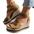 thumbnail image 1 of Women's Summer Wedge Sandals Fashion Shoes, 1 of 5