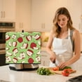 thumbnail image 4 of ZIATUBLES Apple Print Juicer Cover Canvas Kitchen Appliance Dust Cover with Top Handle Stain-Resistant Fruit-Themed Countertop Decor Accessories, Size L, 17 "W x 11 "D x 15 "H, 4 of 7