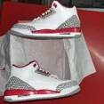 thumbnail image 2 of Ni - ke *NEW* Air Jordan 3 Retro GS 'Cardinal Red' Kid's shoe size 7Y SKU 398614-126, 2 of 5