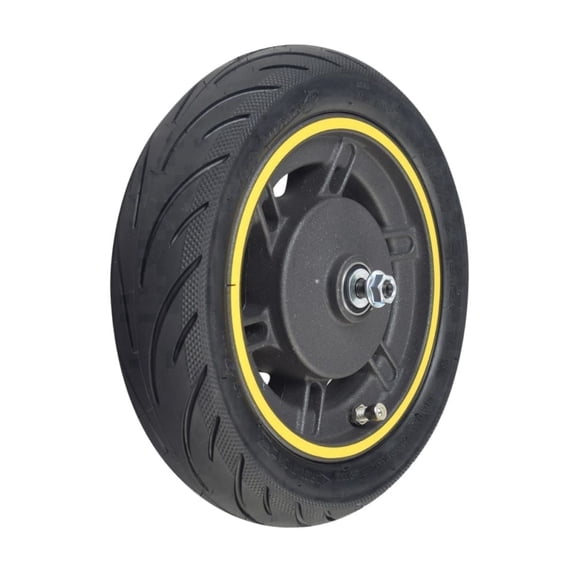AlveyTech 10" (60/70-6.5) Front Wheel Assembly for the Ninebot by Segway MAX G30 Electric Scooter with Pneumatic Tire