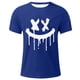 thumbnail image 4 of Camisetas de Cuello de la Tripulación de los Hombres de Poliéster Impreso en Seco Rápido, Cuello Redondo de Corte 3D para Gimnasio, Carrera, Ciclismo Y Ocasional, 4 of 4
