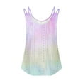 thumbnail image 3 of Zunfeo Tank Tops for Women Summer Spaghetti Strap Shirts Clearance Under $10 Casual Beach Sexy Camisole Tops Purple XL, 3 of 4