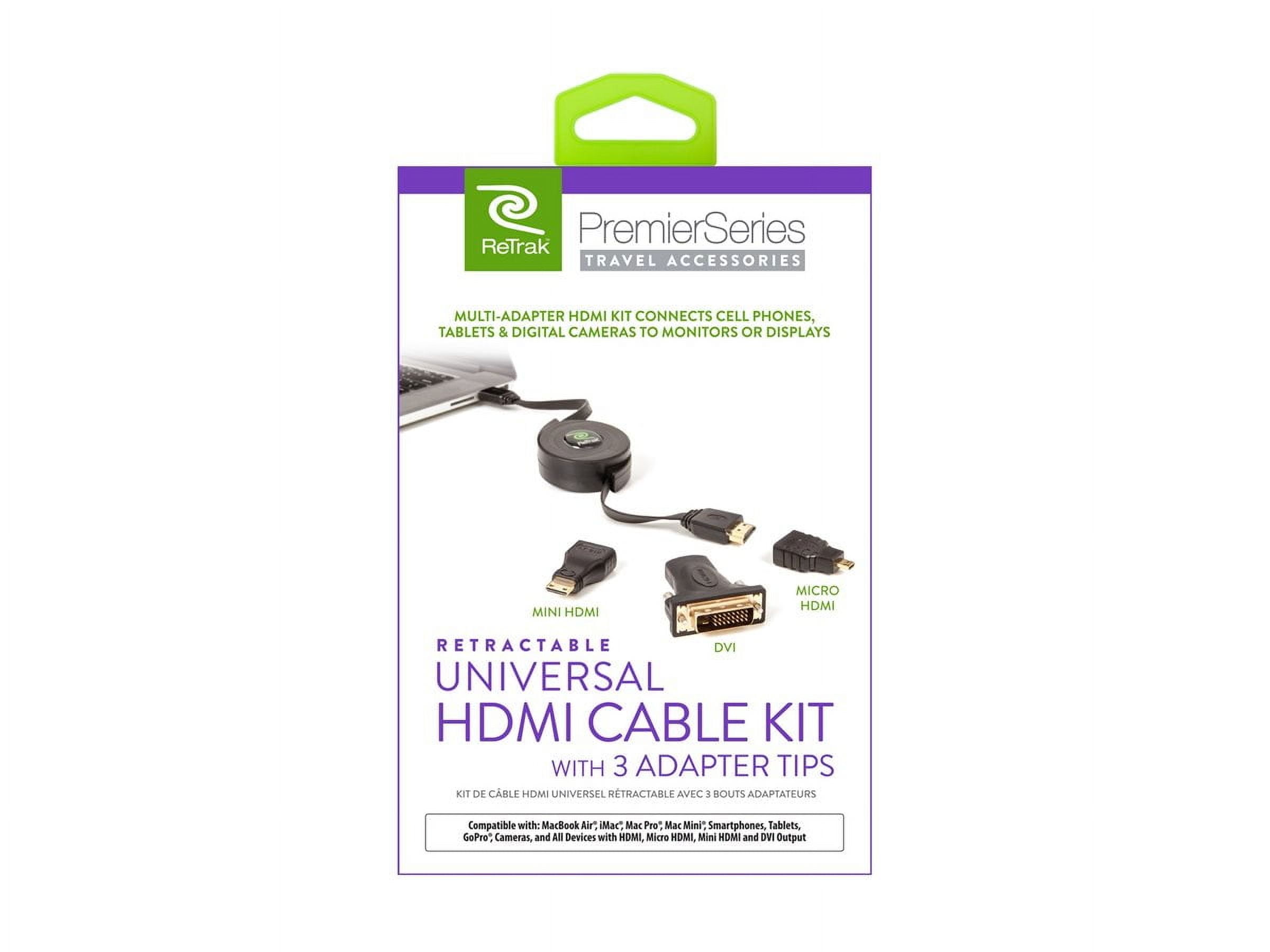 EMERGE TECHNOLOGIES ETCABLEHDM RETRACTABLE HDMI A TO A CABLE