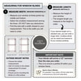 thumbnail image 6 of Cordless 1" Aluminum Mini Blind 69" Wide x 72" Long, White, Room Darkening Metal Indoor Window Blinds for Home and Office, 6 of 6