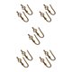 thumbnail image 2 of Advancent 2 piezas de cortina Tieback en forma de U reemplazo antioxidante hogar estudio Hotel parasol gancho sujetador accesorios cian 3 Type2 NO2, 2 of 6