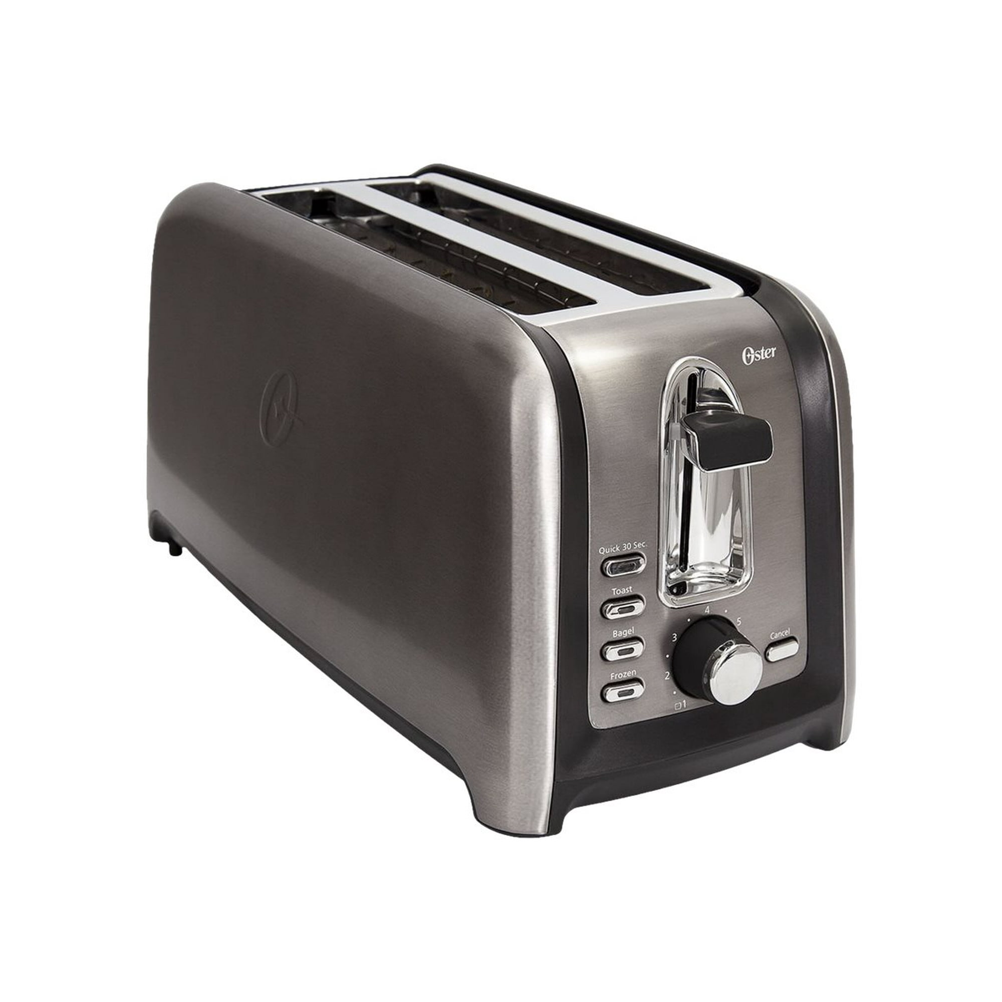 Black stainless toaster discount
